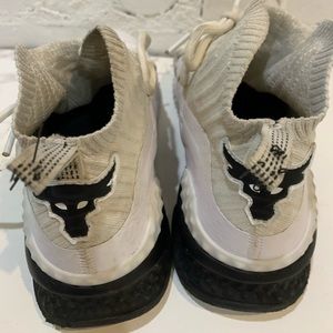 Men’s UA Project Rock 1 Training Shoes White